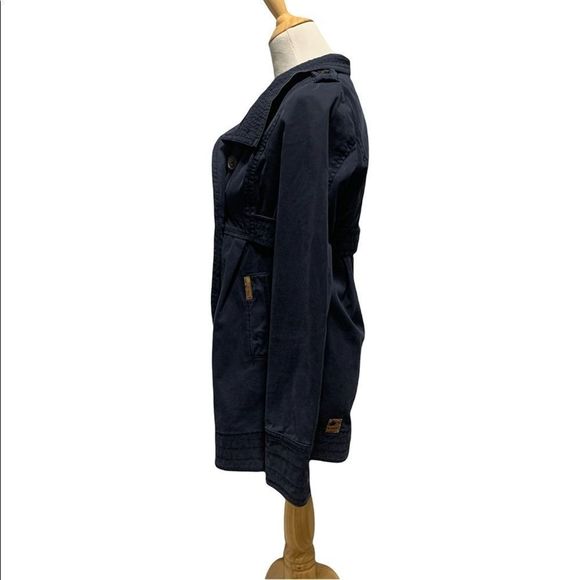 KHUJO | Navy Blue Button Up Jacket - Picture 2 of 6